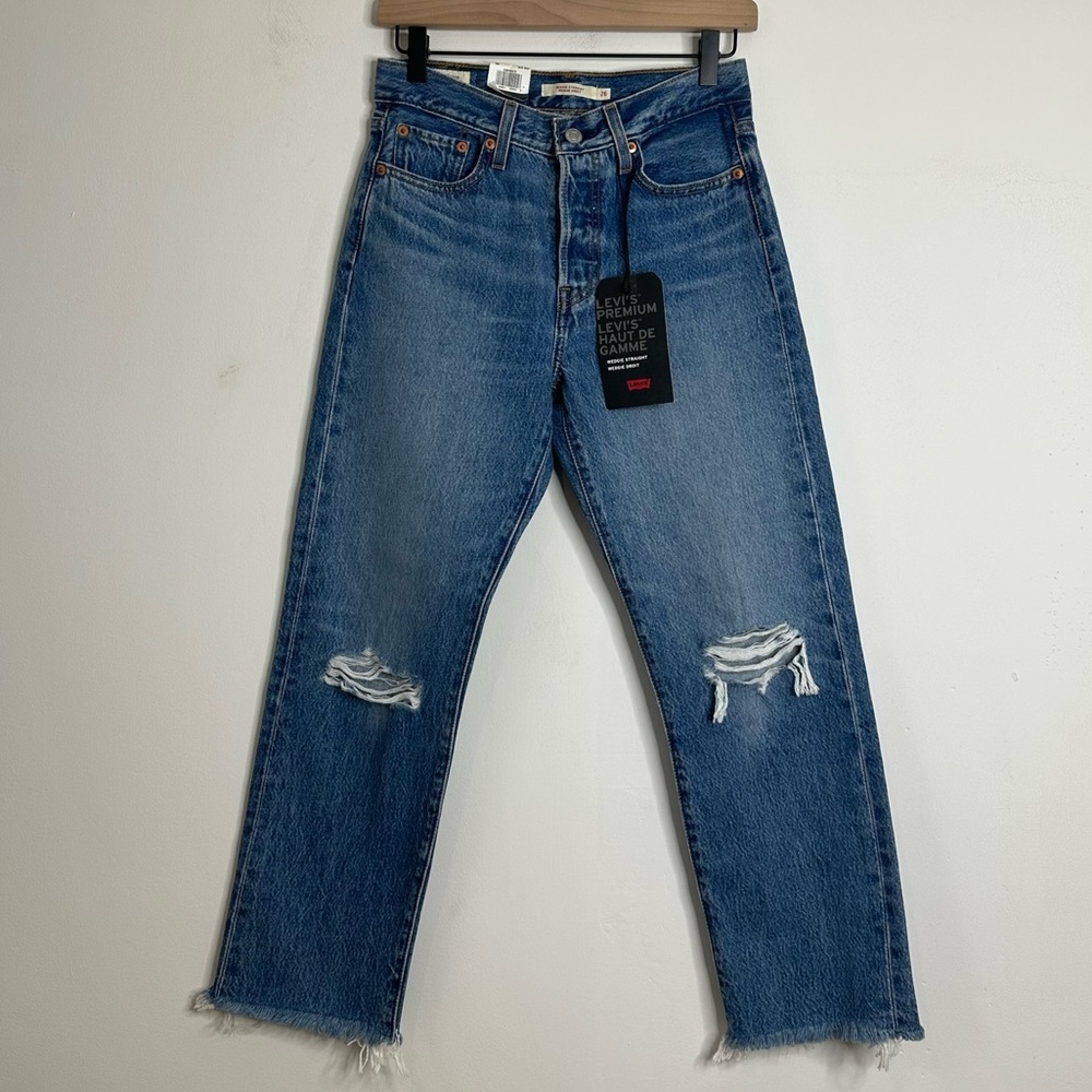 NWT Levi’s Women’s Wedgie Straight Fit Jeans Size 26